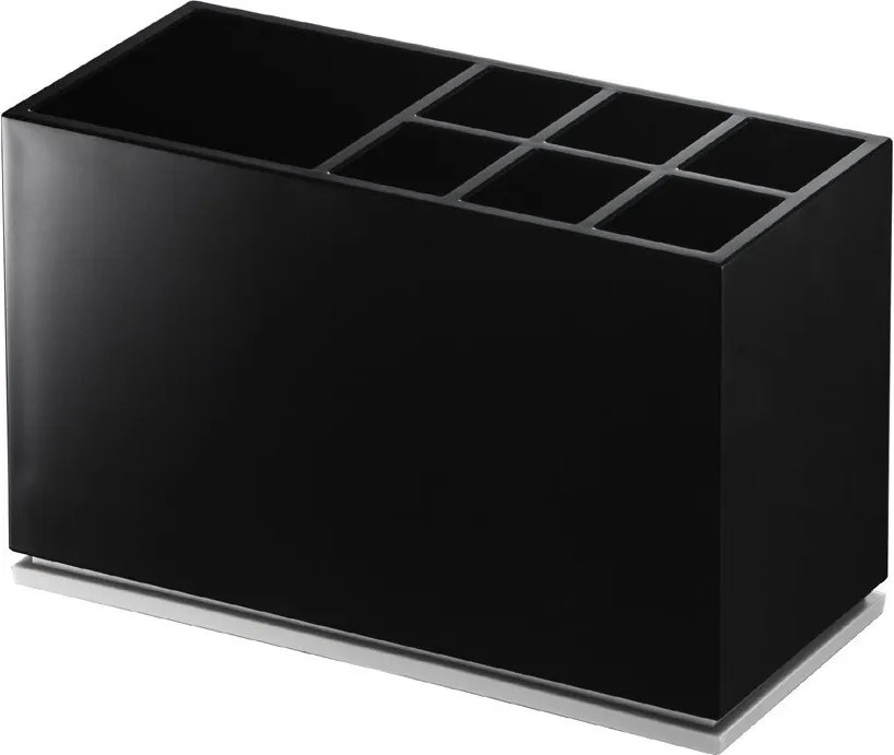 Черна пластмасова стойка за четки за зъби Mist – YAMAZAKI