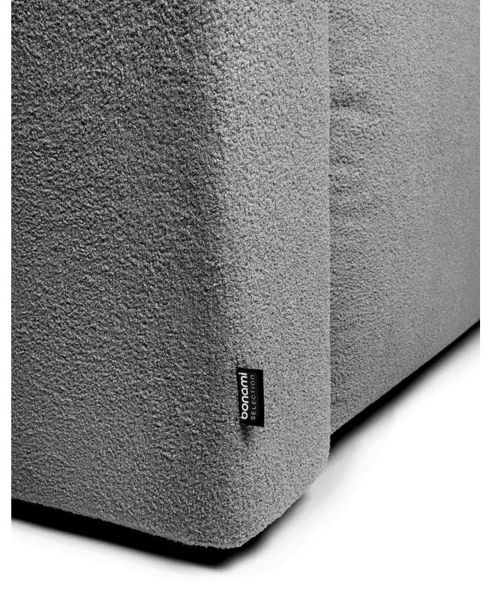 Сив разтегателен диван от букле 247 cm Quinoa – Bonami Selection