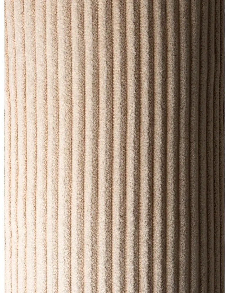 Светлокафяв детски пуф от рипсено кадифе Big Lounger – Wigiwama