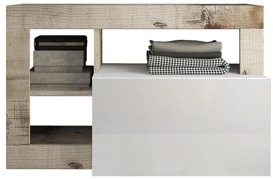 Пейка LENOR бяла/кафява