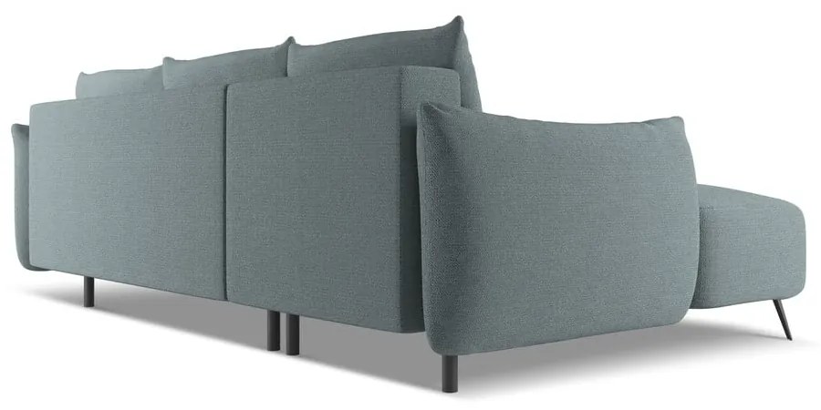 Светлосин ъглов диван (ляв ъгъл) Malie – Makamii