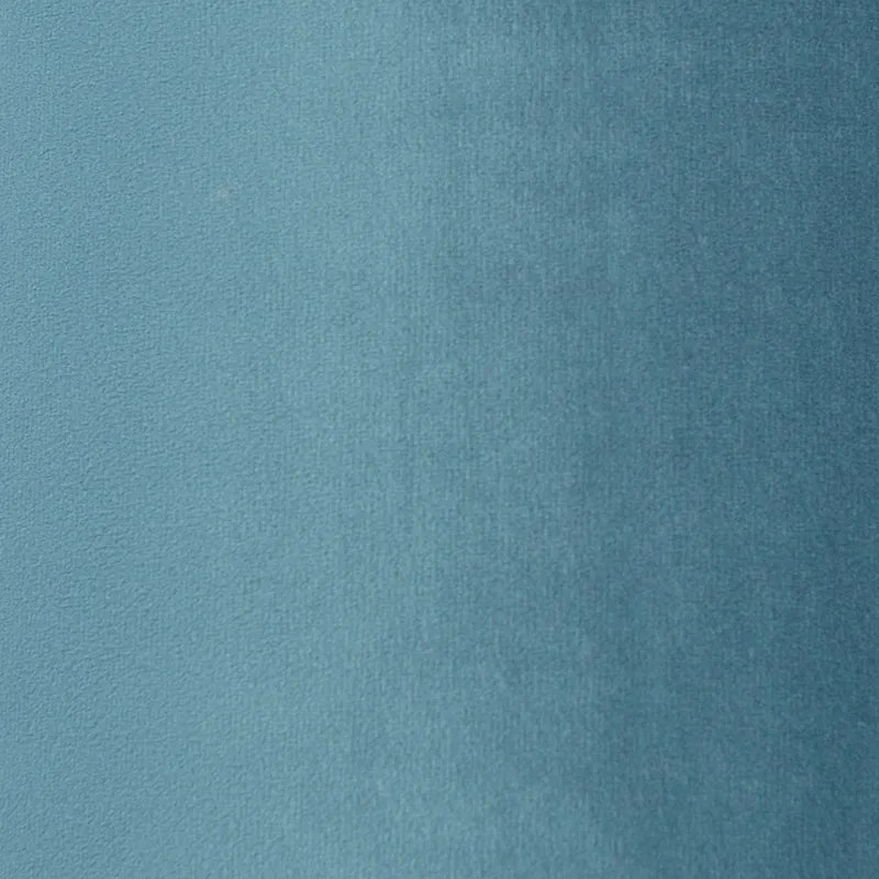 Абажур от кадифе син 20/20/20 със златен интериор