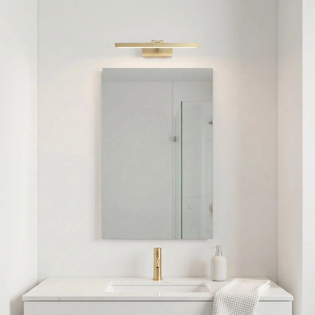 LED аплик за баня APP1863-1W 40cm BRUSH GOLD