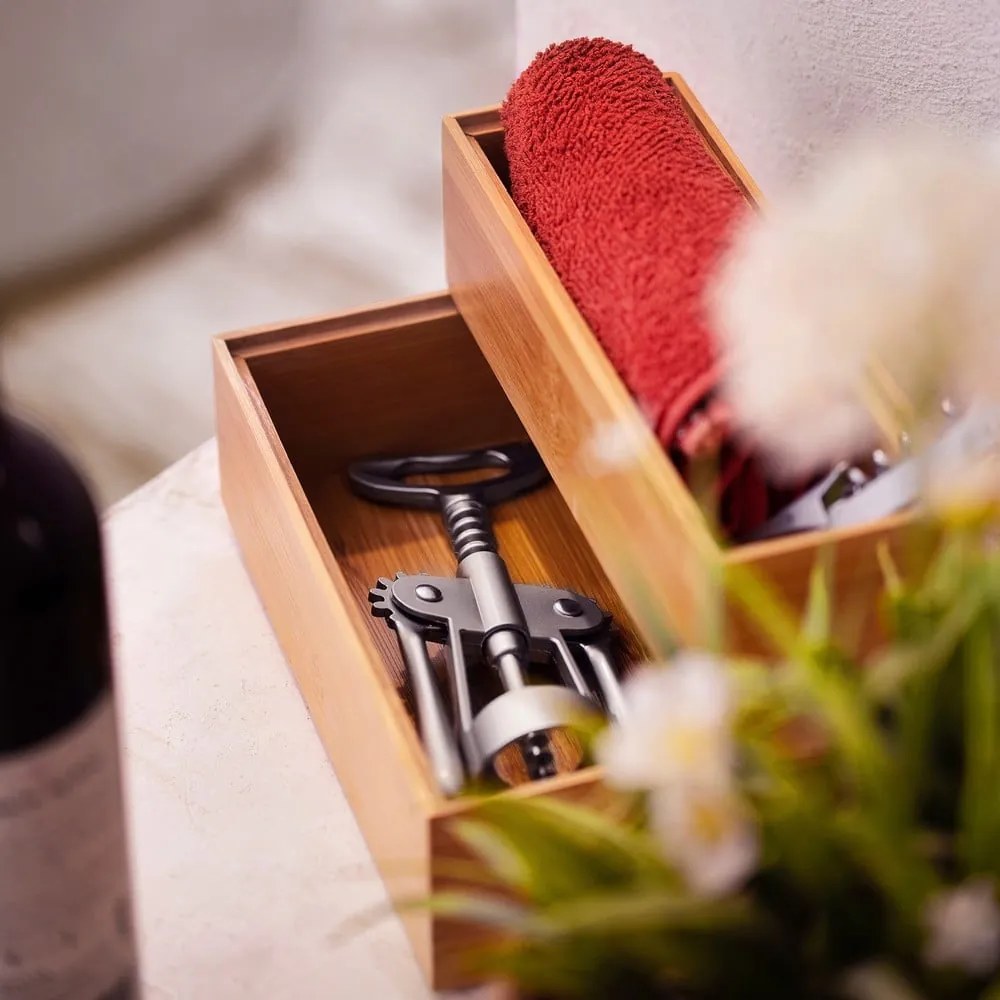 Бамбукова кутия , 22,5 x 15 x 6,35 cm - Compactor