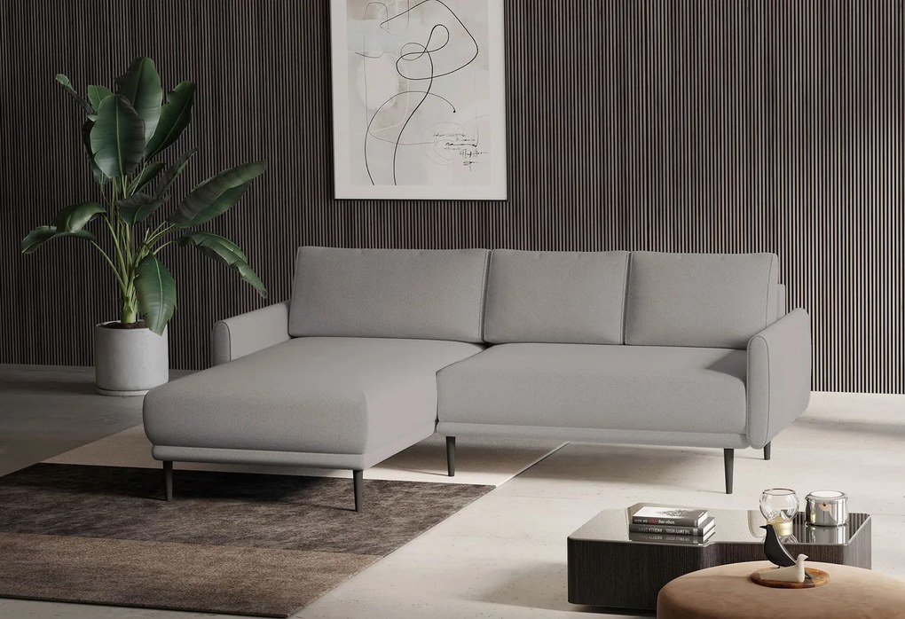 Ъглов диван Солас-екру-ляв