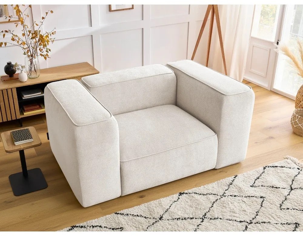 Бяло кресло Zephyr – Bobochic Paris