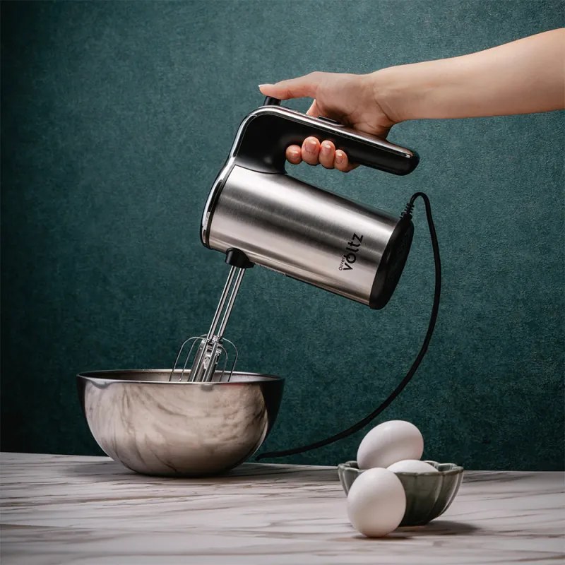 Миксер Oliver Voltz OV51110J, 500W, 5 скорости, Турбо, Аксесоари, Инокс