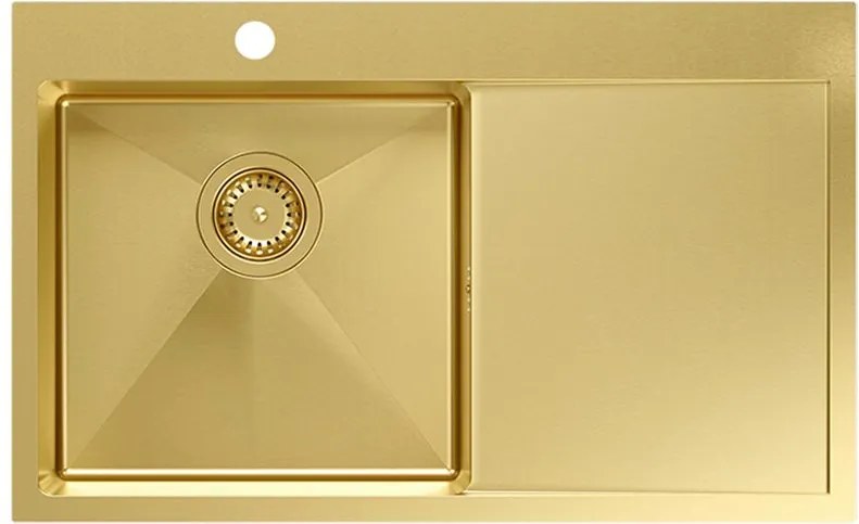 Стоманена мивка RUSSEL 111 Gold