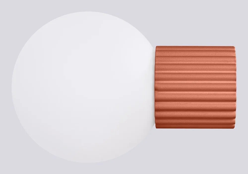 Оранжева стенна лампа ø 12 cm Orbital – Sollux