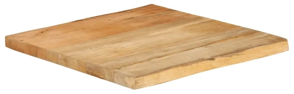 370738 vidaXL Плот за маса, 60x60x3,8 см, жив ръб, масивно дърво манго