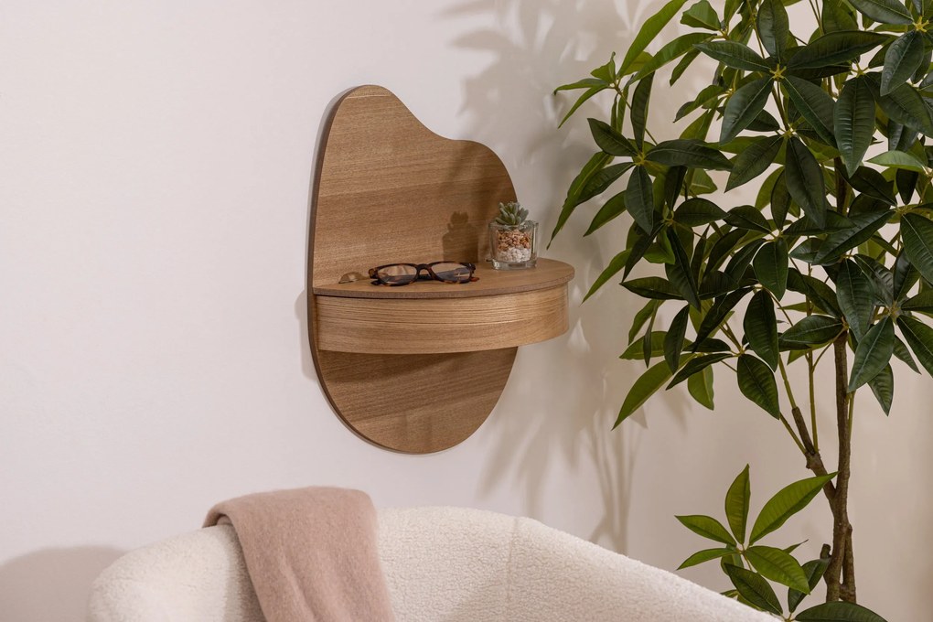 Рафт за стена atmosphera Giuseppe, MDF, 49x39 см