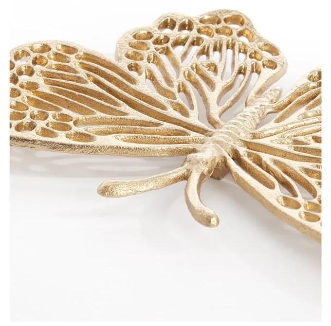 Метална декорация за стена 26x16 cm Butterfly – Light &amp; Living
