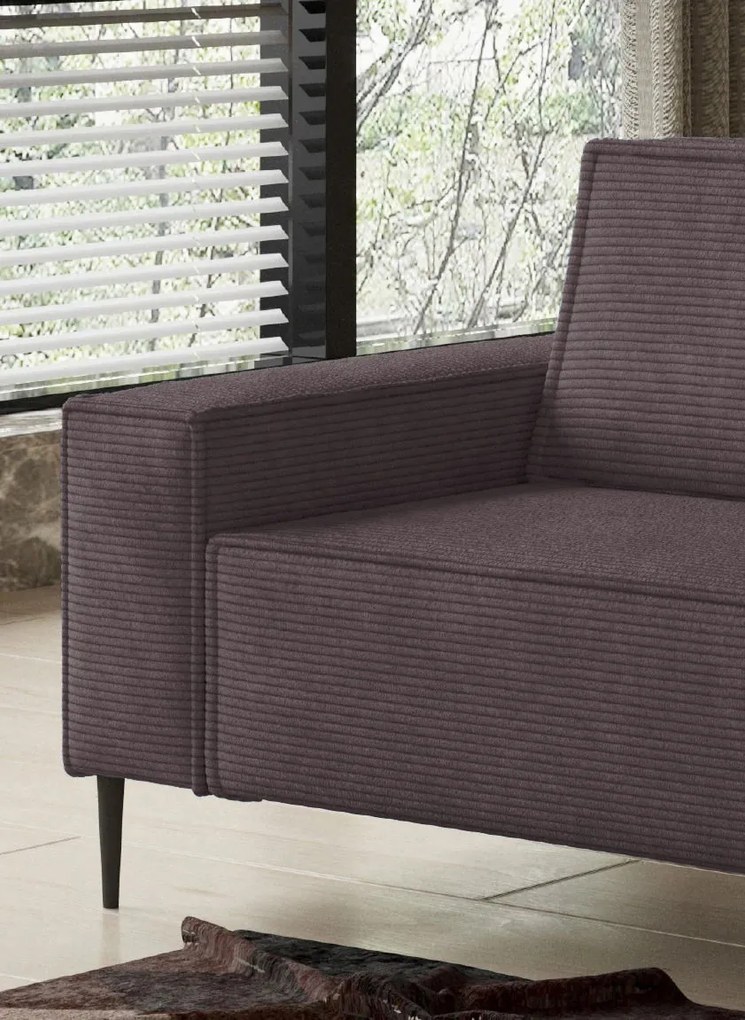 Диван Мартин двуместен-Кафяв