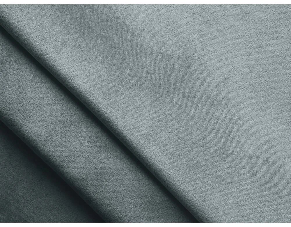 Светлосиня кадифена табуретка Moana – Makamii