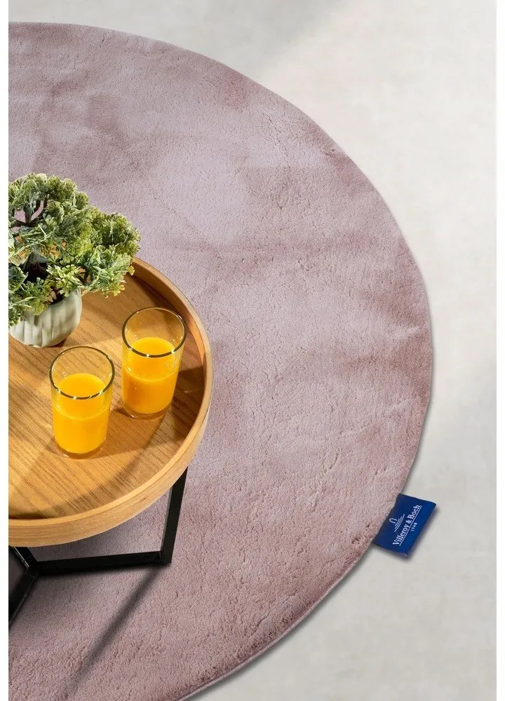 Сиво-розов кръгъл килим ø 160 cm Leon – Villeroy&amp;Boch