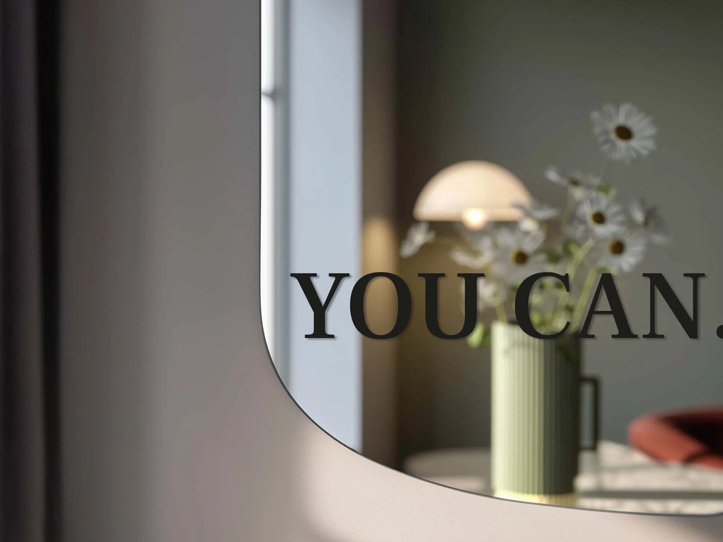 Стикер за огледало S33 – YOU CAN. 89x13