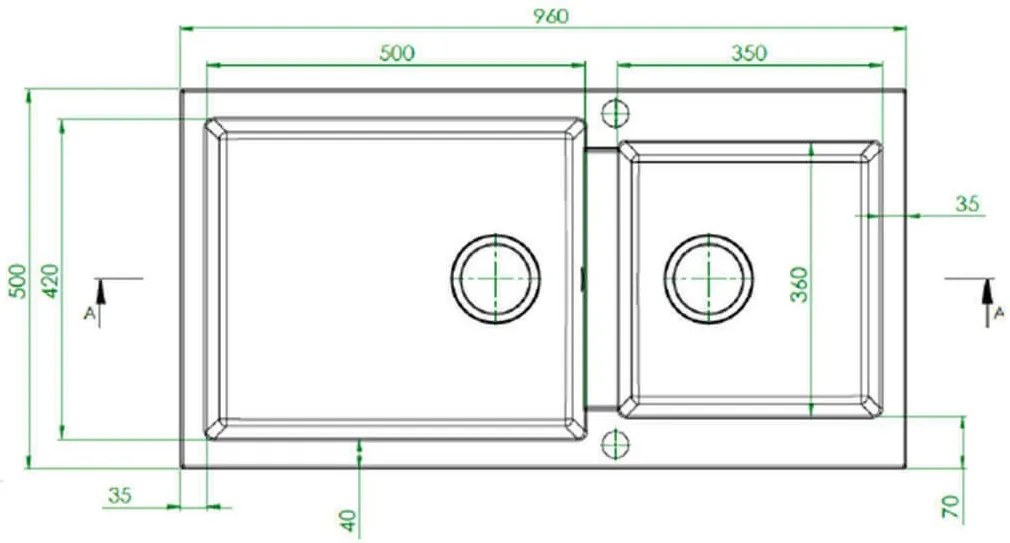 Мивка Pyramis Pyragranite Alazia 1 3/4B-Сняг