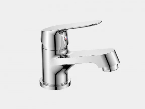 Стоящ смесител за умивалник LINNI ICF 1452152, месинг, хром, 11.6x9.7см