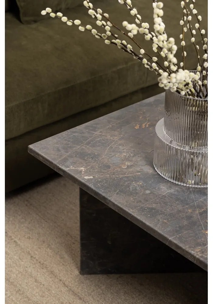 Черна мраморна масичка за кафе 70x140 cm Vega – Actona