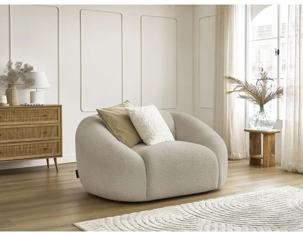 Бежово кресло от букле Tina – Bobochic Paris