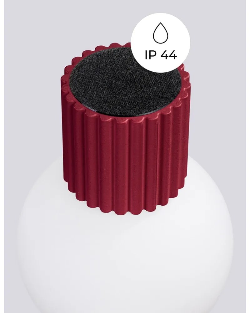 Стенна лампа в цвят бордо Orbital – Sollux