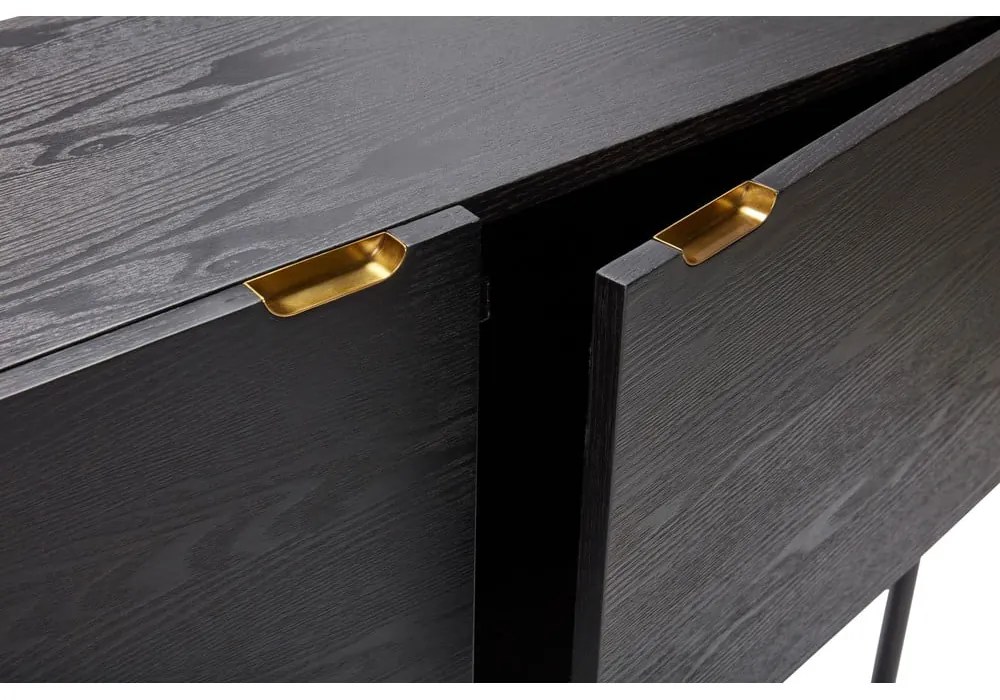 Чекмеджета от черен ясен Норма - Hübsch