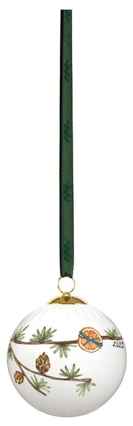 Порцеланова коледна топка ø 6 cm Hammershøi Christmas Bauble 2025 – Kähler Design