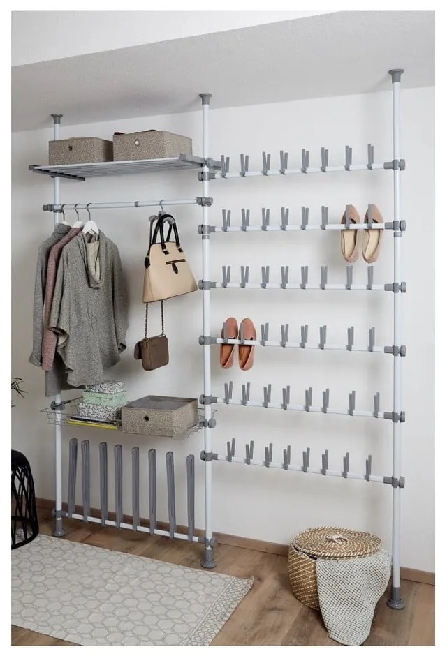 Комплект от 2 телескопични дръжки за дрехи, дължина 75 - 120 см Herkules - Wenko