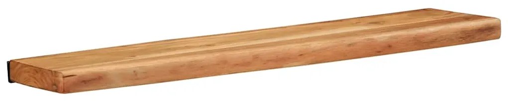 373626 vidaXL Стенни рафтове, 2 бр, 80x20x3,5 см, акациево дърво масив