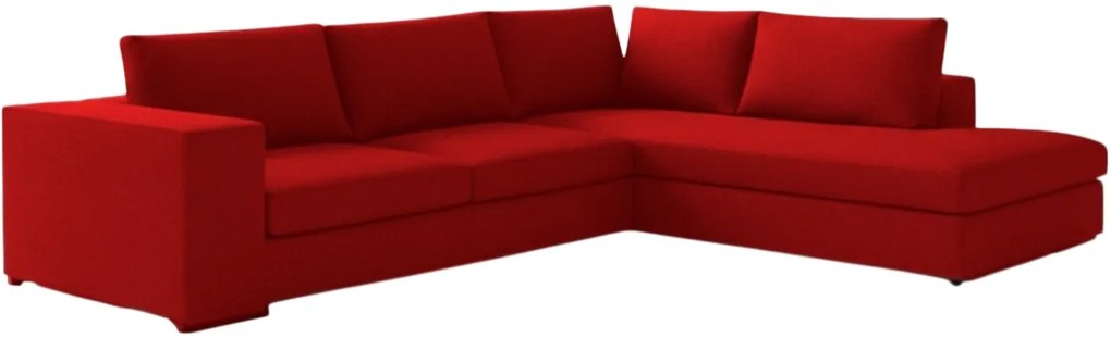 Ъгъл диван Carla-Left-280φ 220β-Red