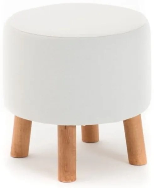 Бяла табуретка Silindir – Balcab Home