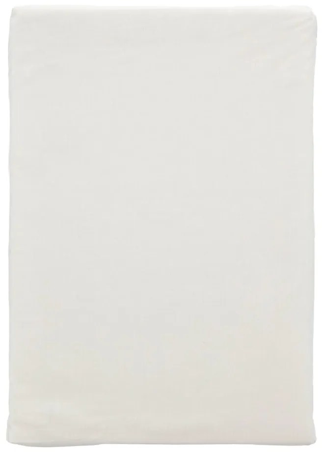 Бял еластичен памучен чаршаф 90x200 cm Calm – Södahl