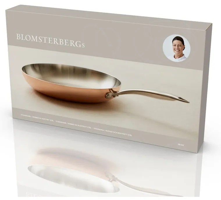 Тиган от неръждаема стомана/мед ø 28 cm – Blomsterbergs