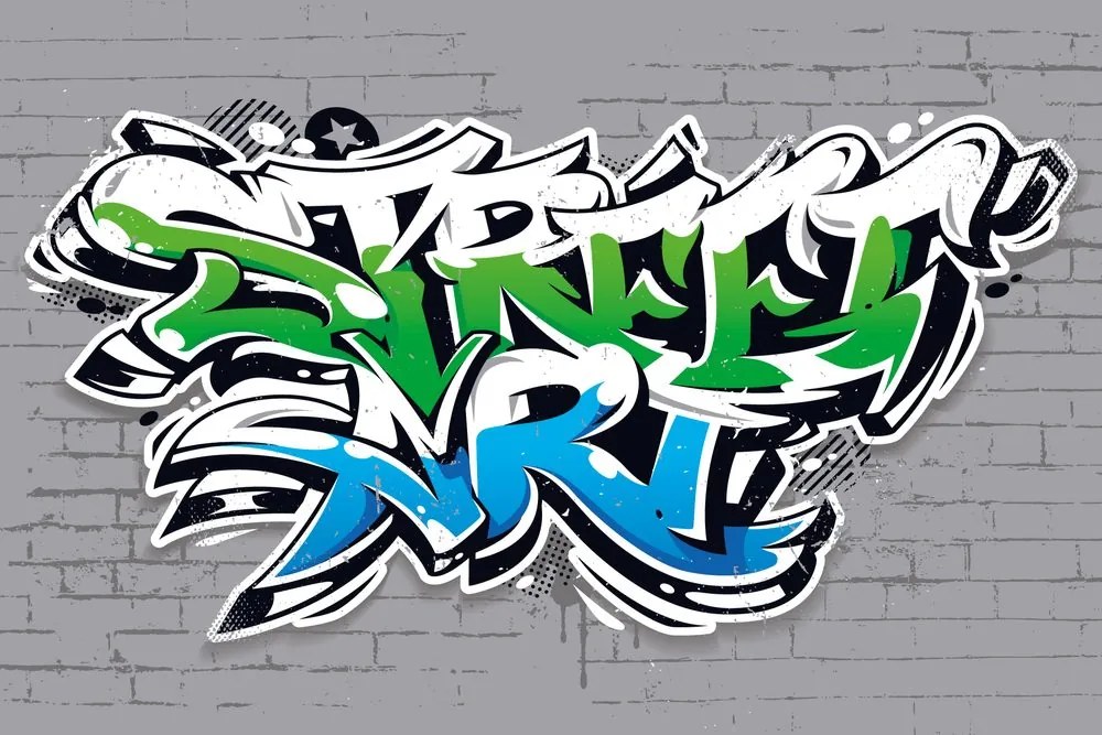 Тапет – С модерен надпис Street Art