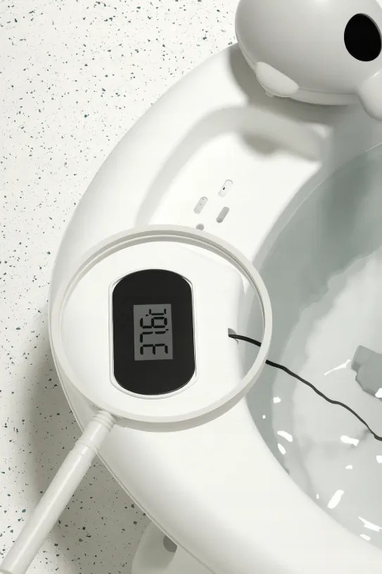 Сгъваема бебешка вана VAIANA PREMIUM с възглавница и стойка - повече цветове Сив