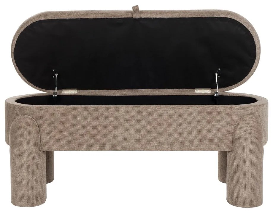 Светлокафява пейка Orly – White Label