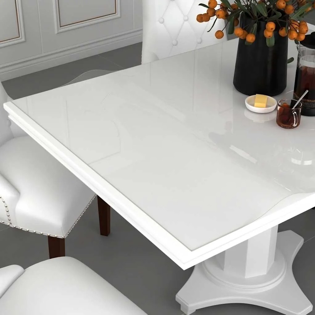 288273 vidaXL Протектор за маса, прозрачен, 70x70 см, 1,6 мм, PVC