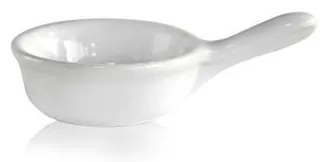 Horecano - Порцеланова сосиера с дръжка кръгла BASICS-(KA073)