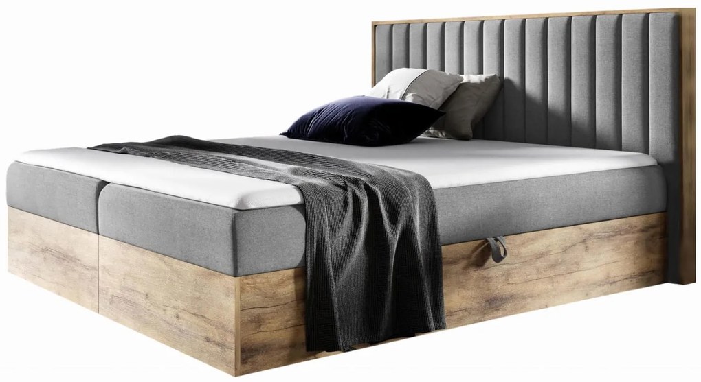 Тапицирано легло Wood 4-Gkri-180 x 200