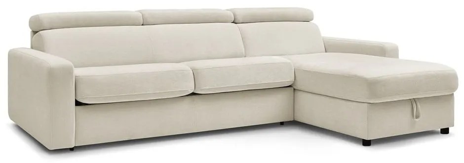 Кремав разтегателен ъглов диван (променлив) Monaco – Bobochic Paris