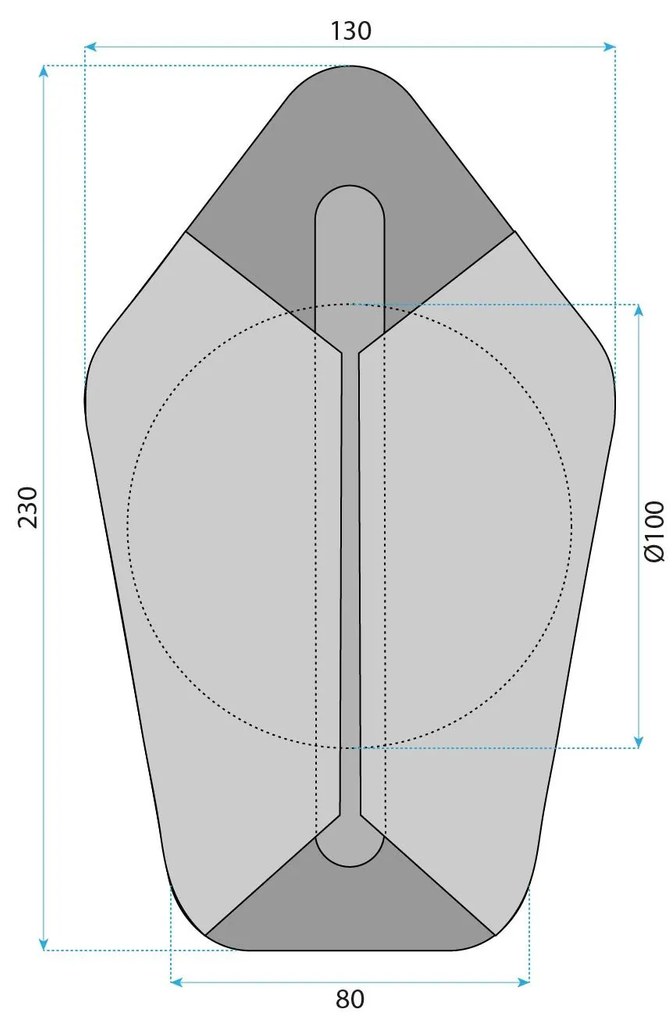 Аплик LED G030-W GOLD