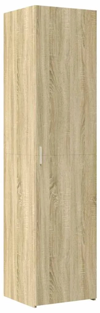 3281408 vidaXL Висок шкаф, сонома дъб, 45x42,5x185 см, инженерно дърво