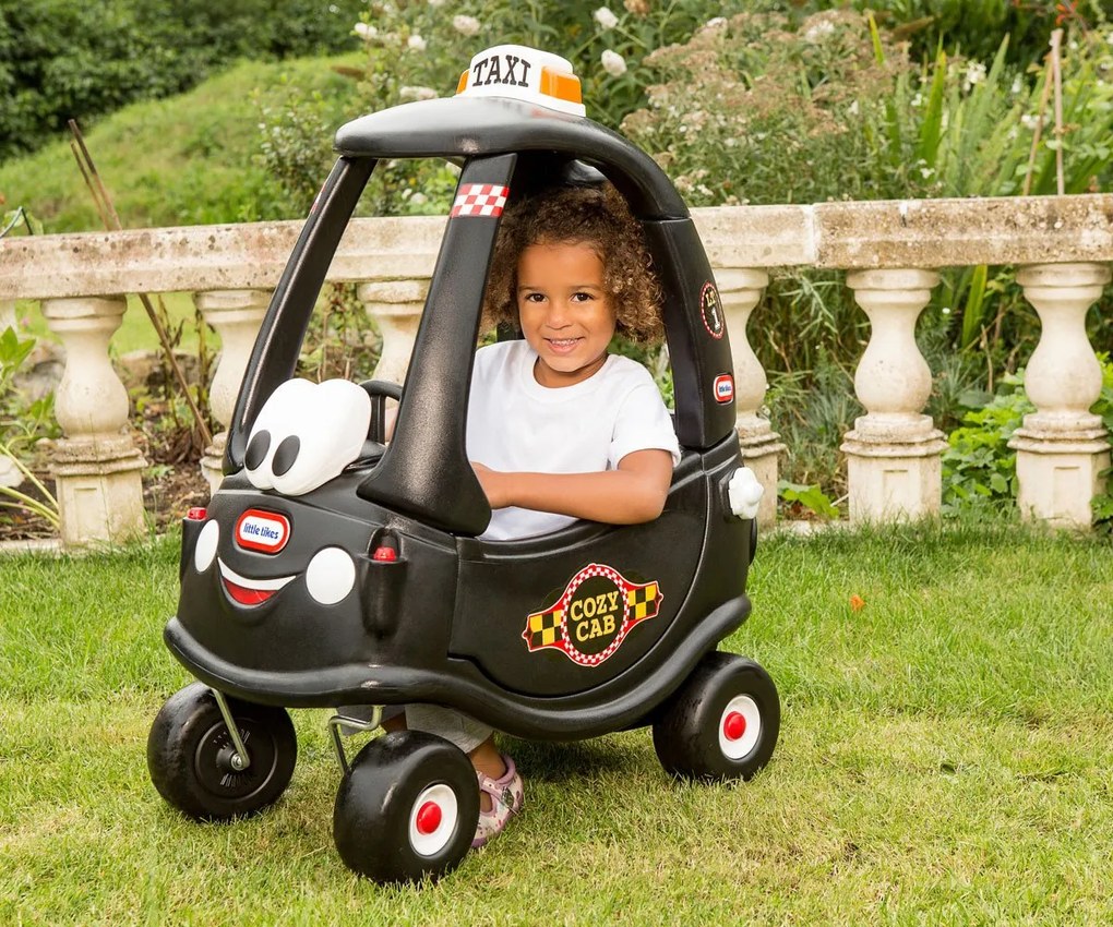 Детска кола за бутане Little Tikes, черно Такси