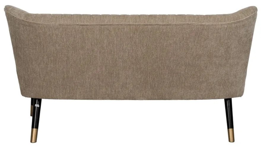 Бежов шенилов диван 134 cm Glam – Ixia