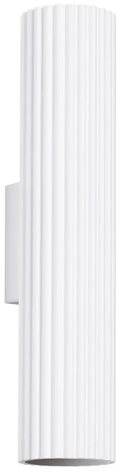 Бяла стенна лампа Gleam – Sollux