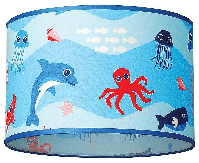 Абажур АКВАРИУМ - цилиндър, долно окачване, Е27