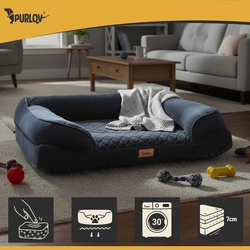 Ортопедично легло за кучета с мемори пяна Šírka: 65 cm | Dĺžka: 80 cm