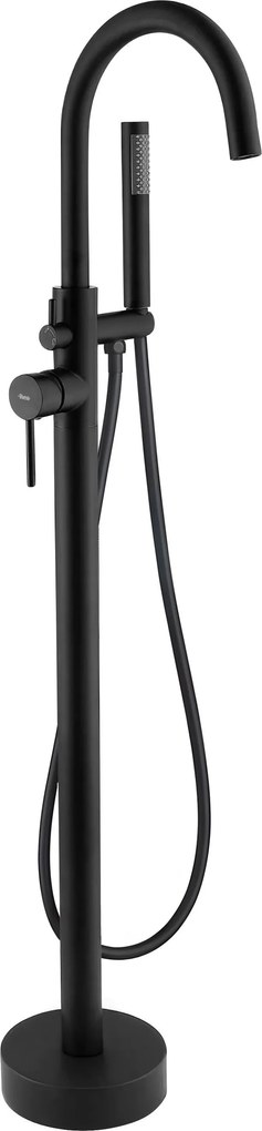 Cмесител-свободно стоящ  Rea Lungo Black