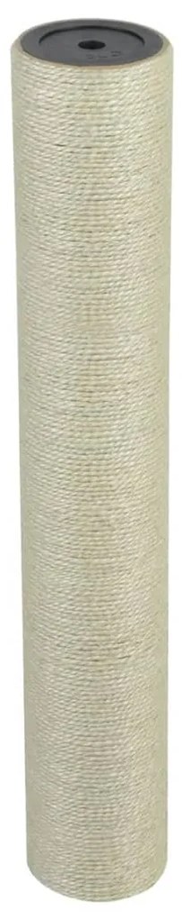 170558 vidaXL Котешка драскалка, 8x50 см, 10 мм, бежова