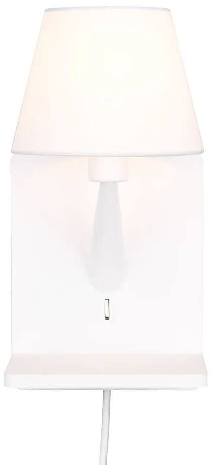 Бяла стенна лампа Comfort – Trio